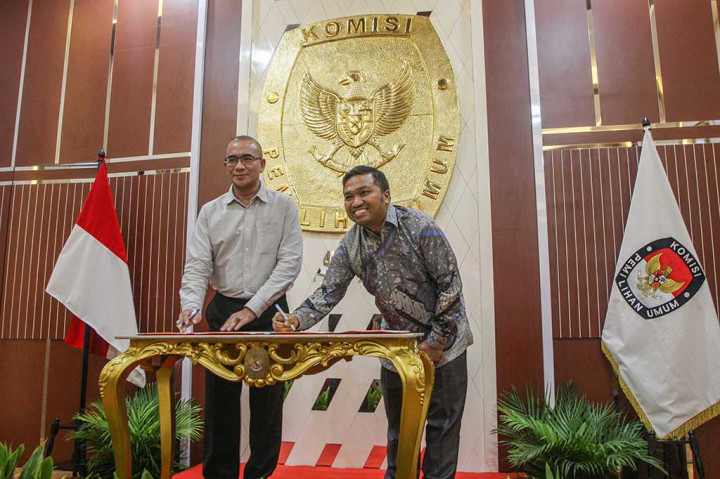 Komisi Pemilihan Umum Republik Indonesia menandatangani nota kesepahaman kerja sama dengan pengelola aplikasi media sosial TikTok untuk diseminasi informasi kepemiluan yang lebih kredibel menjelang Pemilu 2024.