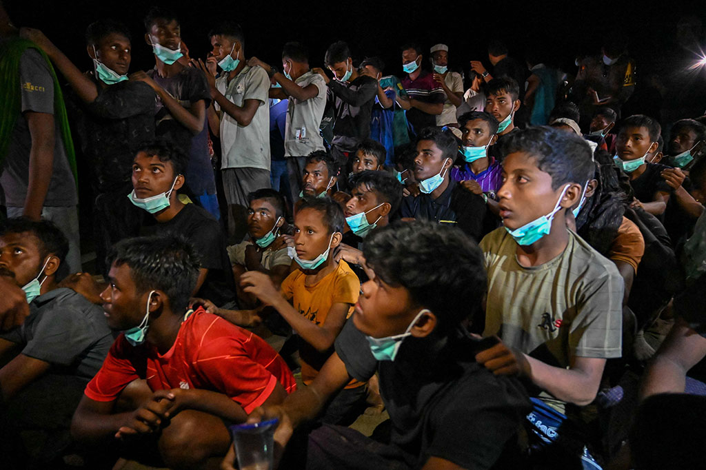 Sebanyak 335 etnis Rohingya tersebut ditempatkan sementara di Yayasan Mina Raya Gampong Leun Tanjung, Kecamatan Padang Tiji, Kabupaten Pidie.