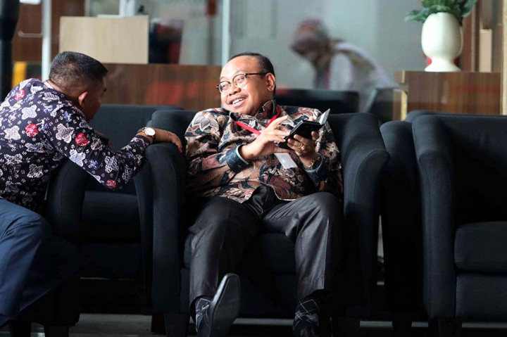 Lalu Gita tiba di Gedung Merah Putih KPK pada Selasa siang dan masuk ke ruang pemeriksaan penyidik KPK pada pukul 12.45 WIB.