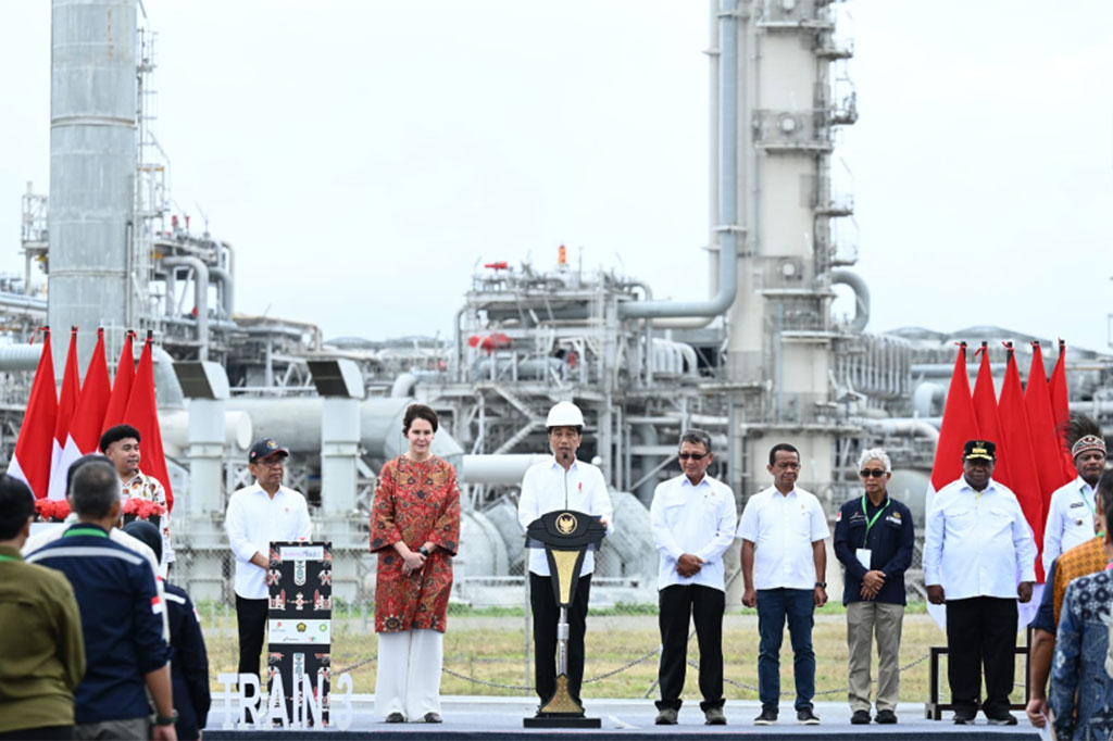 Presiden menyebut hasil produksi dari proyek tersebut dapat meningkatkan kapasitas produksi tahunan Tangguh LNG menjadi 11,4 juta ton per tahun. “Dan berkontribusi signifikan untuk mendukung target produksi gas 12 miliar kaki kubik per hari pada tahun 2030,” ujarnya.