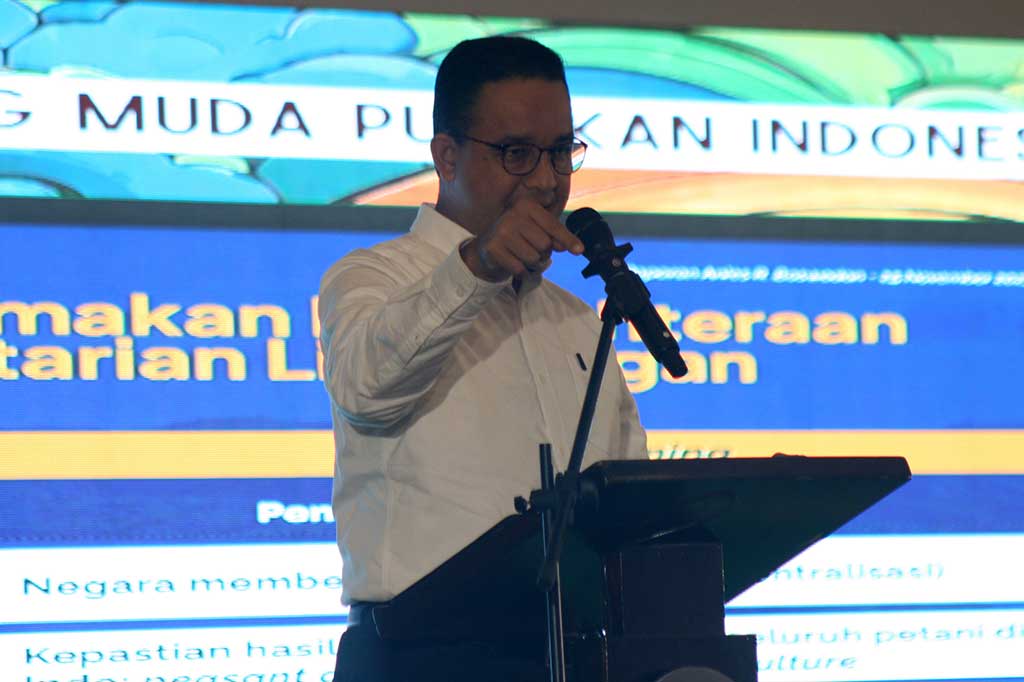 Calon presiden dari Koalisi Perubahan, Anies Baswedan, ingin menjaga Indonesia sebagai negara hukum agar tidak bergeser menjadi negara kekuasaan. Hal itu disampaikannya dalam acara yang digelar Wahana Lingkungan Hidup atau Walhi bertajuk Konferensi Orang Muda Pulihkan Indonesia di Jakarta, Sabtu, 25 November 2023.