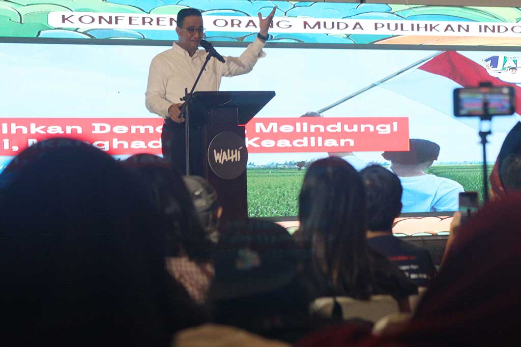 Pilar lain yang disebutnya adalah pengarusutamaan ekologi berkeadilan dalam pembangunan. Bagi Anies, upaya mengarusutamakan ekologi menjadi penting agar setiap pembangunan yang dilakukan tetap menyematkan unsur ekologi berkeadilan.