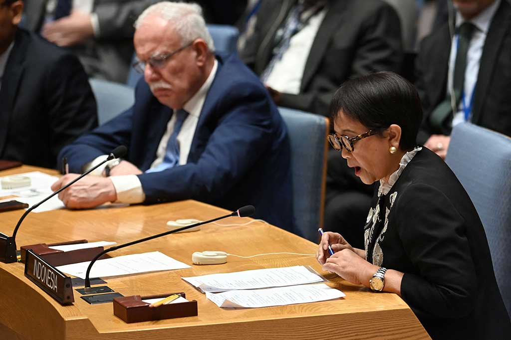 Menteri Luar Negeri Retno Marsudi menyatakan Indonesia tidak bisa tinggal diam melihat ribuan anak dan perempuan tidak berdosa tewas akibat konflik antara Israel dan kelompok Hamas Palestina di Jalur Gaza.