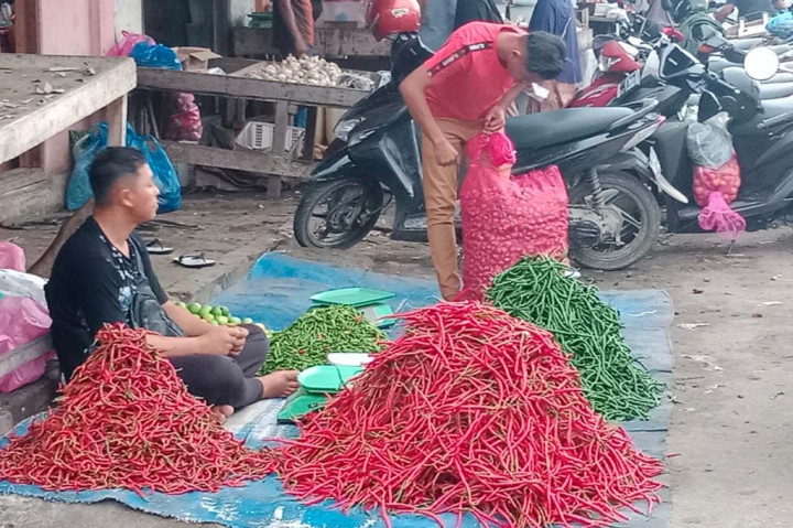 Muslim, pedagang cabai merah eceran di pasar Pante Teungoh, Kota Sigli, Ibukota Kabupaten Pidie, Aceh, kepada Media Indonesia, Rabu, 6 Desember 2023 mengatakan, sudah tiga hari pasokan cabai merah agen penyalur sangat sedikit. Itu diduga karena hasil panen petani lokal berkurang.