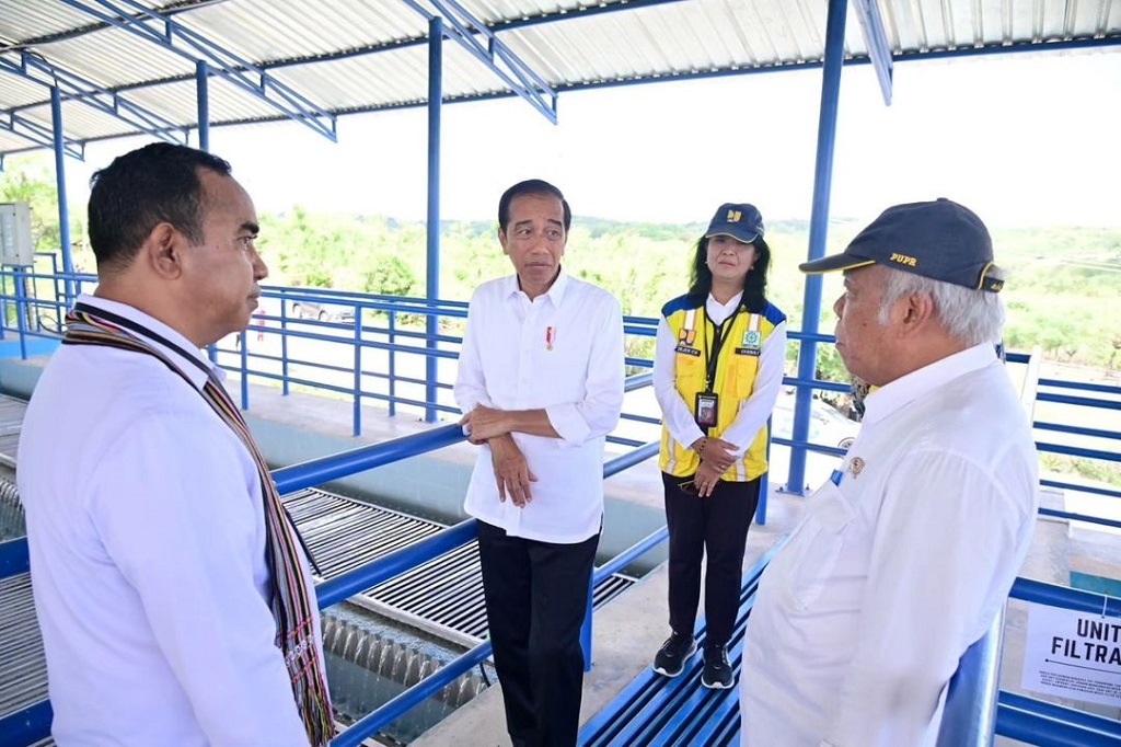 “Ini akan memberikan kepastian bahwa untuk urusan air utamanya air minum di Kota Kupang dan sekitarnya bisa disuplai dari SPAM Kali Dendeng,” ujar Presiden dalam sambutannya saat peresmian.