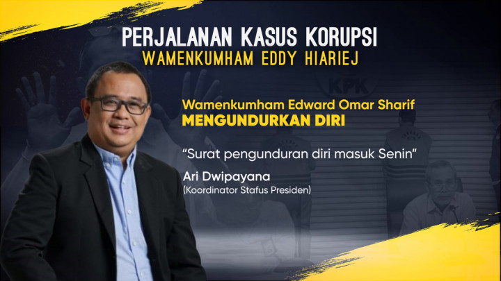 Perjalanan Kasus Korupsi Wamenkumham Eddy Hiariej
