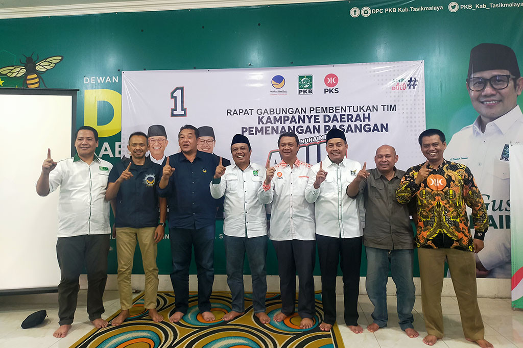 Ketua Tim Kampanye Daerah pemenangan Anies Baswedan-Muhaimin Iskandar (AMIN), Ami Fahmi mengatakan, jelang Pemilu 2024 tim TKD di wilayah Kabupaten Tasikmalaya telah terbentuk dan semua memiliki tanggung jawab untuk memenangkan Anies Baswedan-Muhaimin Iskandar (AMIN) dengan target mencapai 70 persen. Namun, terbentuknya TKD akan berupaya menyosialisasikan AMIN presiden 2024.