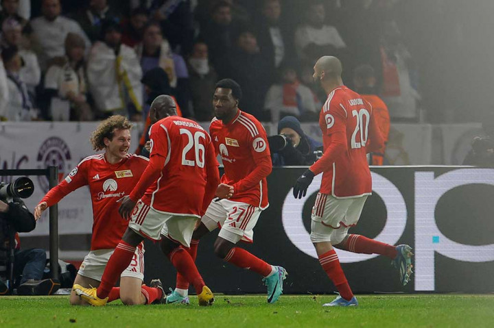 Namun Union Berlin dapat menyamakan kedudukan melalui Alex Kral.