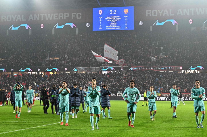Hasil itu tidak mempengaruhi posisi Antwerp di klasemen akhir Grup H Liga Champions. Klub Belgia itu tetap berada di posisi juru kunci dengan tiga poin, sedangkan Barca tetap memuncaki klasemen grup dengan 12 poin.