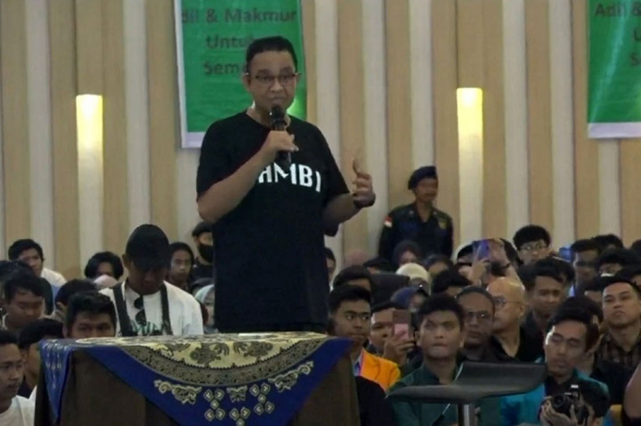 Anies Baswedan mengatakan dirinya dan calon wakil presiden Muhaimin Iskandar (AMIN) mengusung gerakan perubahan. Gerakan itu dipastikan taat hukum. 