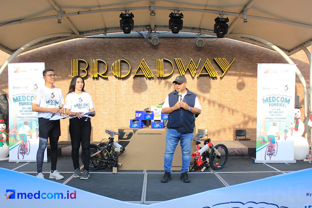 Medcom.id merayakan ulang tahun ke-6 pada 28 November dengan menggelar acara Fun Bike pada Minggu, 17 Desember, di Broadway, Alam Sutera. 
