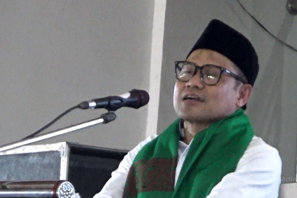 Di hadapan sekitar 2.000 kyai, ulama, serta para alumni pondok pesantren dari beberapa wilayah di Indonesia, Cak Imin menyampaikan bahwa candaan Zulhas merupakan ketakutan pihak lawan terhadap pasangan Anies Baswedan-Muhaimin Iskandar (AMIN).