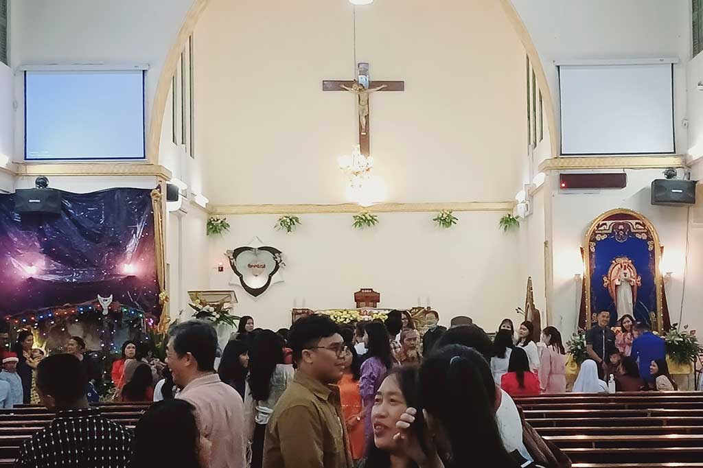 Perayaan Natal di Aceh pada tahun 2023 berjalan dengan aman dan kondusif. 