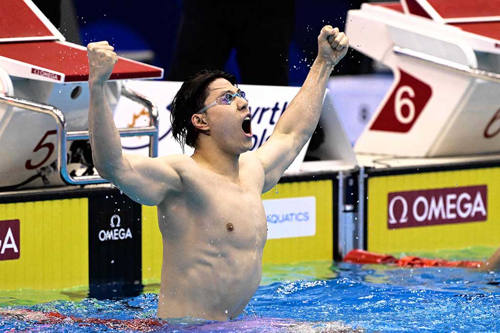 Bintang kelima yaitu atlet renang dari Tiongkok, Qin Haiyang yang mencuri perhatian pada kejuaraan dunia di Fukuoka pada Juli 2023. Atlet berusia 24 tahun tersebut meraih empat medali emas termasuk final gaya dada 50 meter, 100 meter, dan 200 meter, serta memecahkan rekor dunia pada final gaya dada.