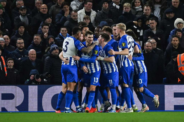 Hasil tersebut membawa Albion ke posisi delapan klasemen sementara dengan 30 poin, sementara Spurs tertahan di peringkat lima dengan 36 poin.