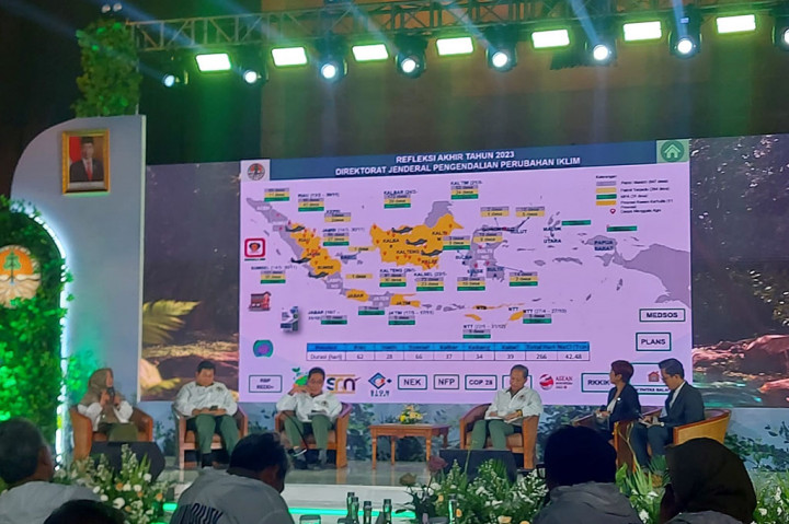 KLHK mencatat luas karhutla sampai dengan Oktober 2023 sebesar 994.313,18 Ha. 