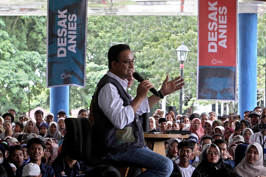 Calon presiden nomor urut 1 Anies Rasyid Baswedan menilai Provinsi Sumatera Barat telah melahirkan banyak tokoh hebat yang membawa pengaruh dan perubahan besar bagi perjalanan Indonesia.