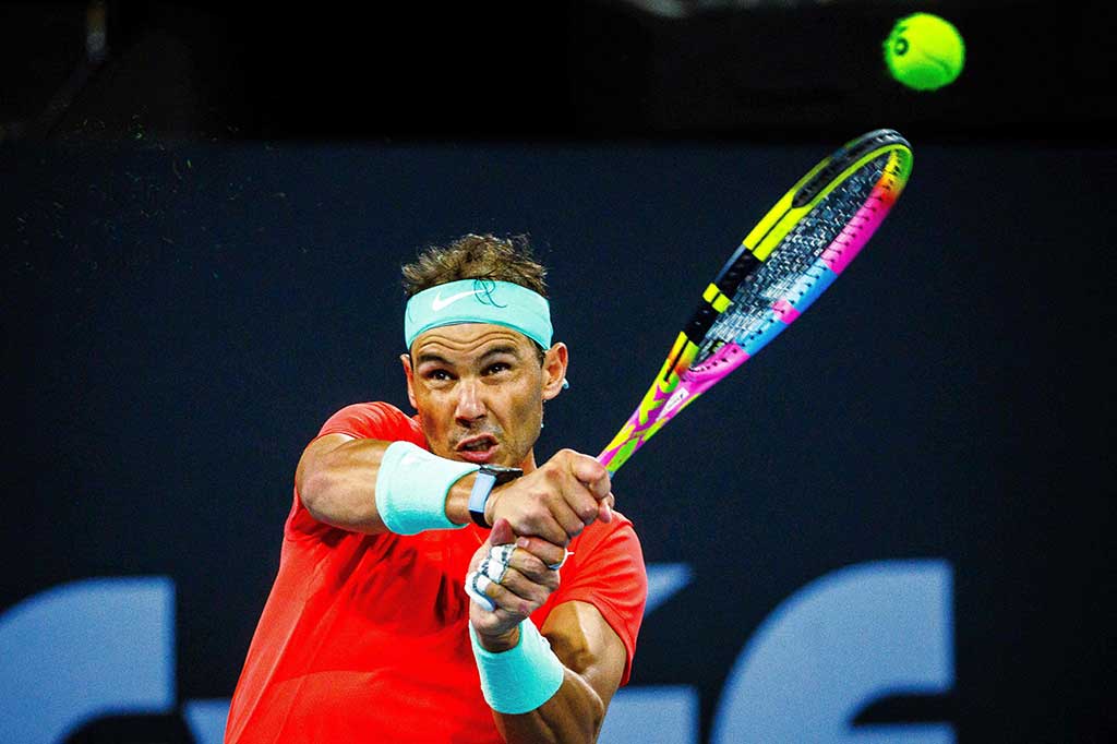 Memainkan turnamen pertamanya setelah hampir 12 bulan absen dari tenis karena cedera, Nadal awalnya tampak akan meraih kemenangan straight set setelah merebut set pertama dan kemudian memimpin 6-4 pada tiebreak set kedua.