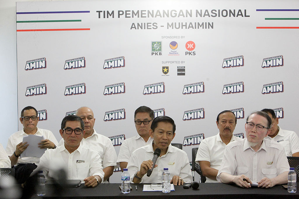 Tim Nasional Pemenangan Anies Baswedan-Muhaimin Iskandar (Timnas AMIN) menyatakan bahwa Anies sama sekali tidak bermaksud menyerang calon presiden nomor urut 2 Prabowo Subianto dalam debat ketiga Pilpres 2024 pada Minggu, 7 Januari 2024 lalu.