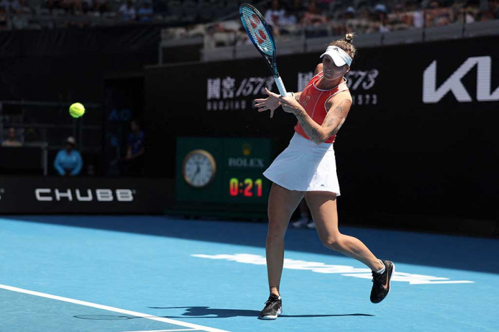 Dia kalah dalam servis game pembukaannya dan tidak pernah bangkit lagi saat petenis peringkat 93 Yastremska mengambil kendali di John Cain Arena, melewati set pertama hanya dalam waktu 31 menit.