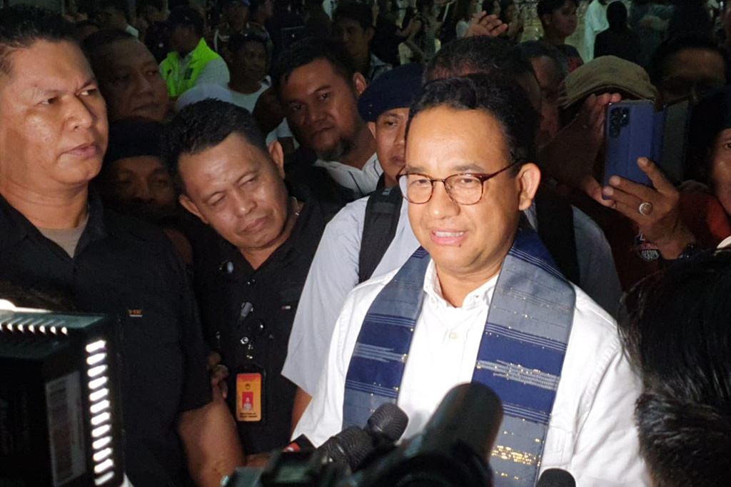 Anies dijadwalkan untuk berkampanye di sejumlah titik di Sulawesi Selatan. Yakni, di Kabupaten Bone dan Kabupaten Barru.