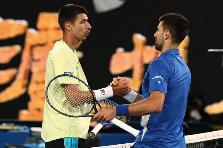 Petenis Serbia itu, yang mengeluarkan suara gemuruh setelah memastikan kemenangan atas Popyrin, mengatakan bahwa petenis Australia itu adalah pemain yang lebih baik pada satu setengah set namun momentum itu bergeser pada tie-break set ketiga.
