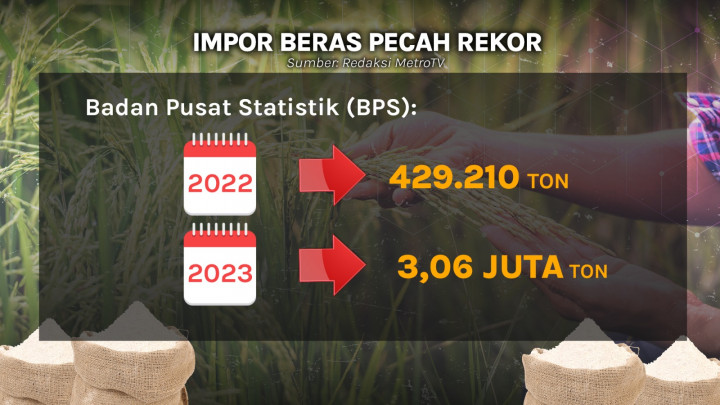 Impor Beras Pecah Rekor
