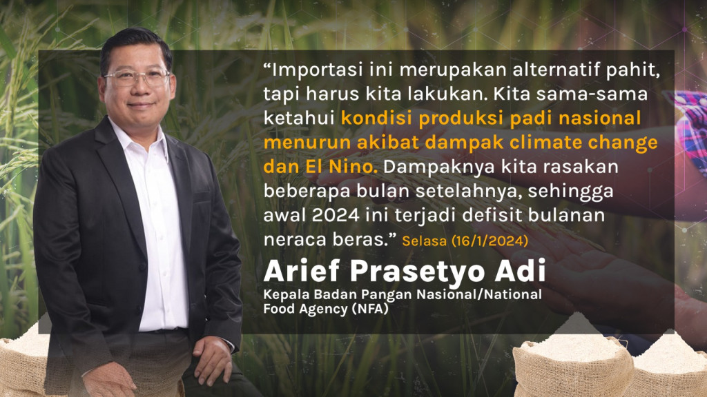 Impor Beras Pecah Rekor