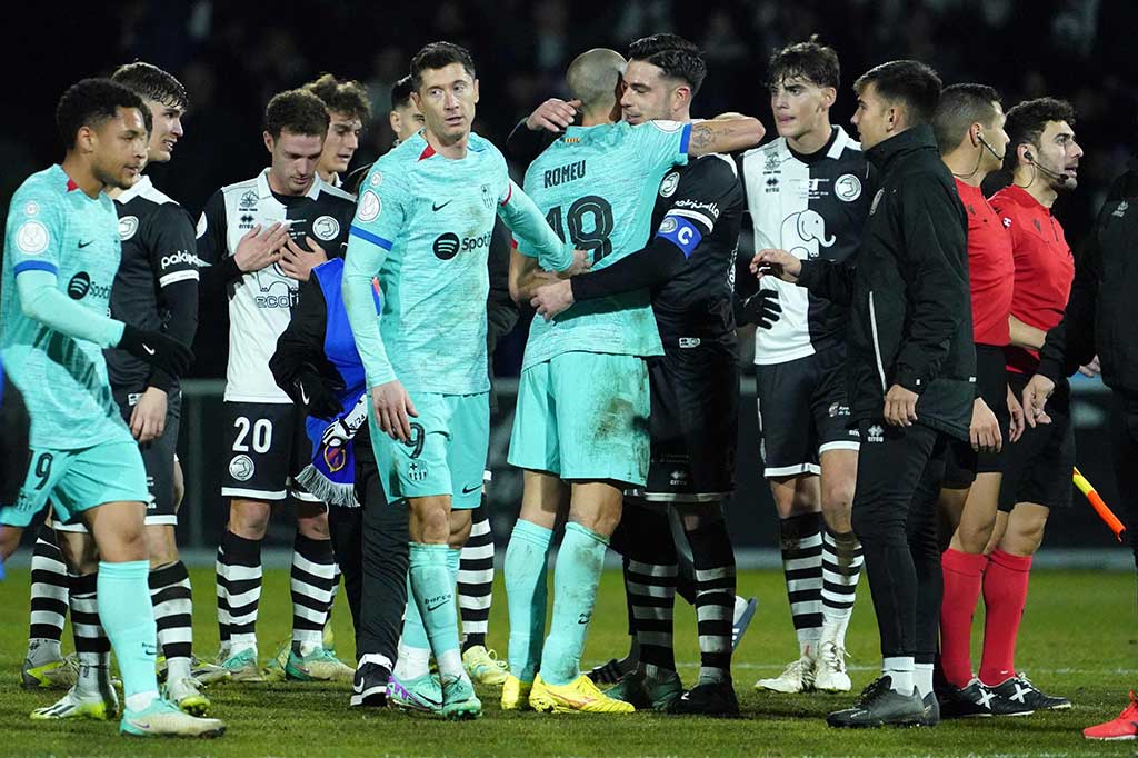 Barcelona melaju ke perempat final Copa Del Rey 2023/24 seusai mengalahkan Unionistas de Salamanca dengan skor 3-1.
