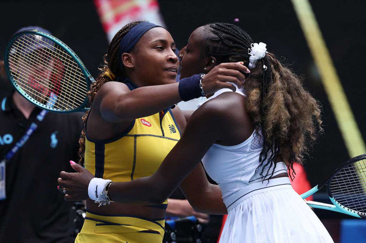 Coco Gauf di putaran ketiga Australian Open menghancurkan sesama petenis Amerika Alycia Parks 6-0, 6-2.
