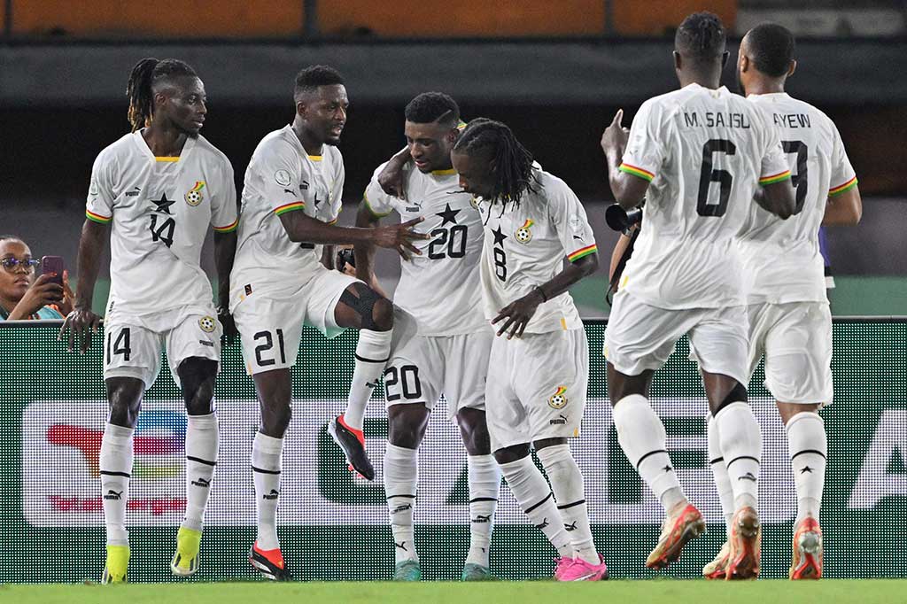 Ketika Mesir masih belum pulih dari kehilangan Salah, Mohammed Kudus kemudian membawa Ghana unggul terlebih dahulu pada waktu tambahan babak pertama. 