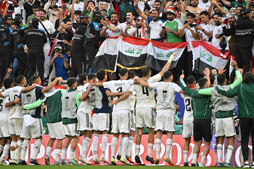 Dengan kemenangan tersebut Irak mencapai babak sistem gugur, bergabung dengan rivalnya Iran.