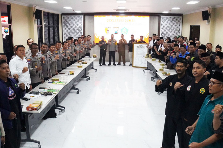 Ada sedikitnya 26 perguruan silat di Kabupaten Sidoarjo yang turut serta melakukan deklarasi damai di Mapolresta Sidoarjo itu. Deklarasi damai diprakarsai Polresta Sidoarjo bersama Kodim 0816 Sidoarjo. 