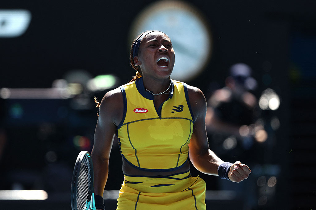 Juara US Open Coco Gauff mengatasi perlawanan sengit dari petenis yang tidak diunggulkan Marta Kostyuk pada Selasa, 23 Januari 2024, untuk melaju ke semifinal Australia Terbuka pertamanya.