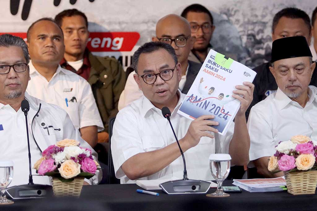 Sudirman menjelaskan dirinya dipercayakan sebagai ketua pengarah, bersama sekretais jenderal tiga partai pengusung yakni Hermawi Taslim, Aboe Bakar Alhabsyi dan Hasanuddin Wahid. Selain itu, Sekjen Timnas AMIN Saan Mustopa, Ketua Tim Hukum Nasional AMIN Ari Yusuf Amir dan para co-captain Timnas AMIN. 