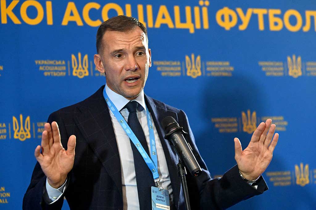 Mantan pesepak bola legendaris Ukraina, Andriy Shevchenko, terpilih sebagai presiden Asosiasi Sepak bola Ukraina (UAF), pada Kamis, 25 Januari 2024.