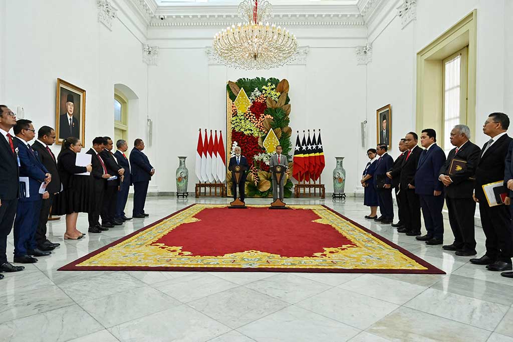 Dukungan Indonesia terhadap keanggotaan penuh Timor Leste dalam ASEAN juga tak luput disinggung oleh PM Xanana.
