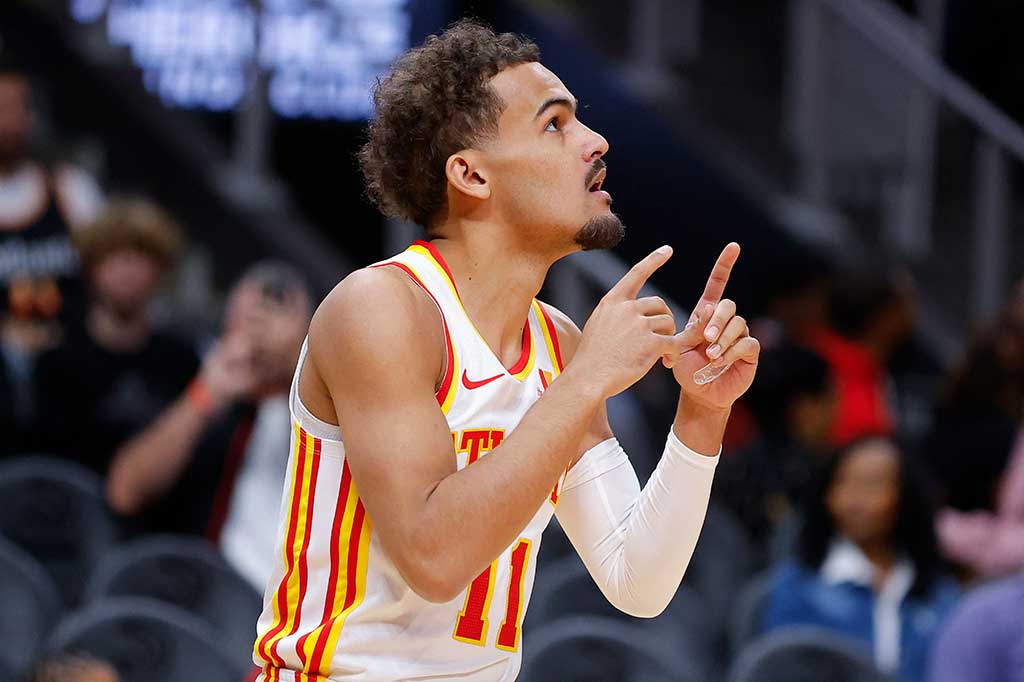 Penampilan sensasionalnya merusak kembalinya Trae Young yang memimpin Hawks dengan 30 poin, setelah absen dalam dua game karena protokol gegar otak.