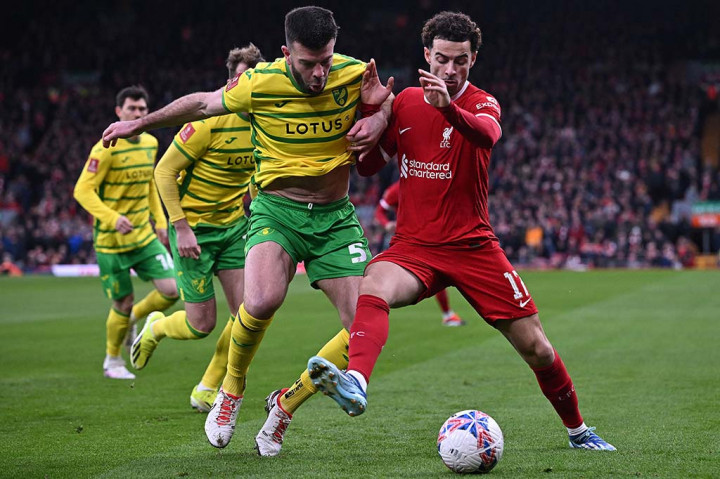 Liverpool melaju ke babak kelima Piala FA usai mendepak Norwich City. Dalam laga yang digelar Minggu, 28 Januari 2024, The Reds menang 5-2 atas The Canaries.