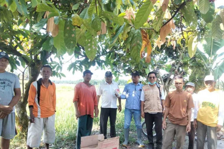 Petugas Penyuluh Lapangan (PPL) dari Dinas Pertanian Sergai, Marsudi bersama dengan Mantri Tani Kecamatan Serbajadi Jaya Perkasa dan Pengendali Organisme Pengganggu Tumbuhan (POPT-PHP) Tetra Sagala menyampaikan selain untuk meningkatkan produktivitas pertanian, penyuluhan yang diberikan juga bertujuan agar memastikan petani menggunakan insektisida yang efektif.