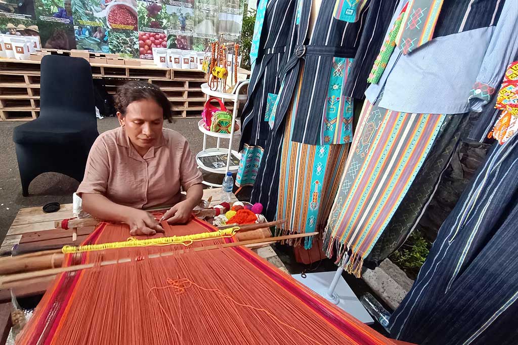 Seni menenun telah menjadi bagian tak terpisahkan dari warisan budaya Nusantara termasuk dari Nusa Tenggara Timur (NTT). Salah satu karya yang menawan hati ialah tenun motif lingkungan dari Ayo Tupas.