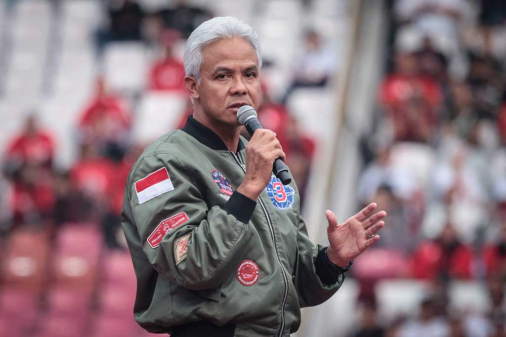 Di Gelora Bung Karno, Jakarta, Sabtu, 3 Februari 2024, mengatakan dukungan para menteri dari partai banteng moncong putih itu sudah tidak perlu diragukan lagi, karena telah ditunjukkan dengan mengikuti kampanye akbar untuk pemenangan pasangan calon Ganjar-Mahfud.