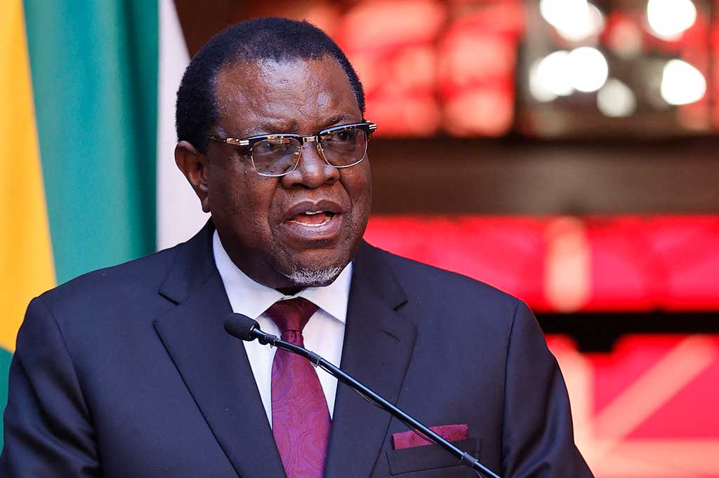 Geingob, yang menjalani masa jabatan keduanya sebagai presiden, bulan lalu mengungkapkan bahwa dia menerima pengobatan untuk penyakit kanker.