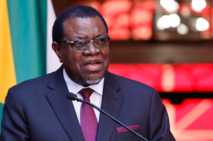 Geingob, yang menjalani masa jabatan keduanya sebagai presiden, bulan lalu mengungkapkan bahwa dia menerima pengobatan untuk penyakit kanker.