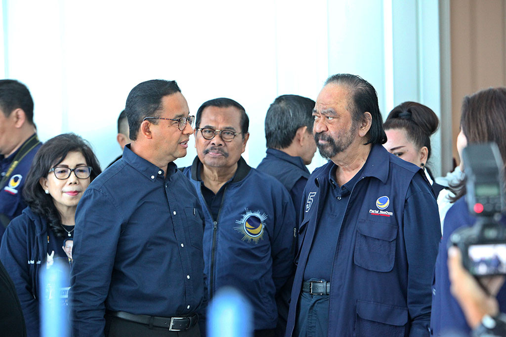 Sejak awal ia sudah memiliki keyakinan penuh, terhadap Anies Baswedan.