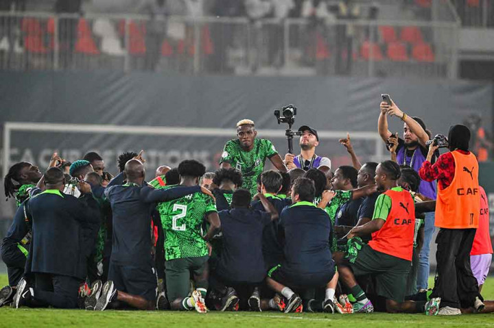 Nigeria melaju ke final Piala Afrika 2023 setelah secara dramatis dengan menang adu penalti 4-2 atas Afrika Selatan di Stade de la Plaix, Kamis, 8 Februari 2024 dini hari WIB. 