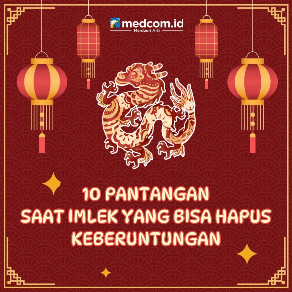 10 Pantangan saat Imlek