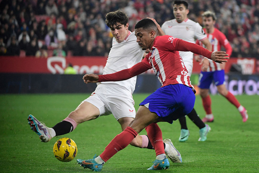 Antoine Griesman bersama rekan-rekan pun langsung berupaya membangun serangan dan menciptakan beberapa peluang melalui penyerang Samuel Lino dan Alvaro Morata, namun tidak mengubah kedudukan. Nasib nahas justru dialami Los Colconeros ketika Morata harus menyudahi pertandingan pada menit ke-43 akibat cedera kaki setelah berbenturan dengan pemain lawan.