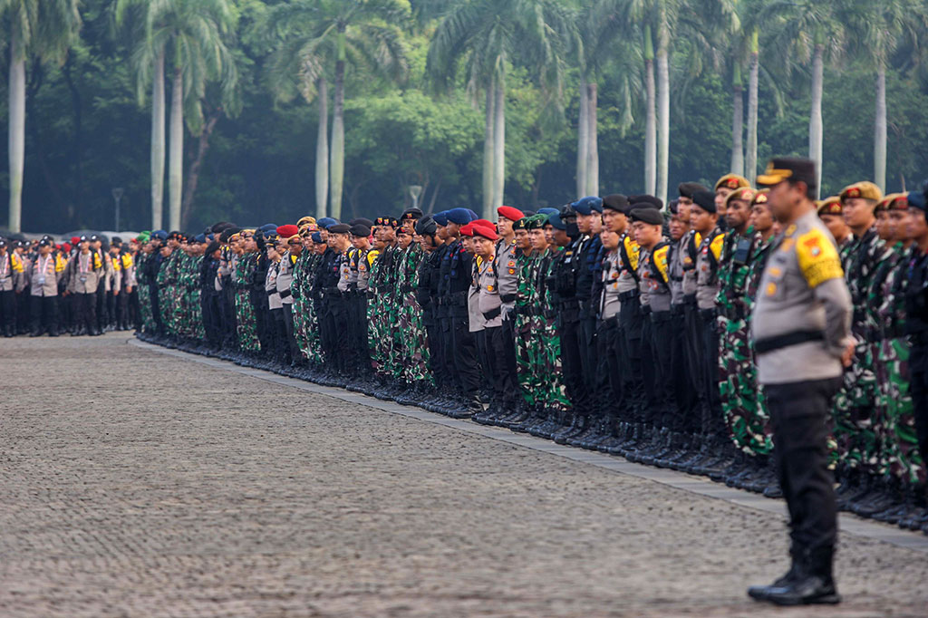 Karyoto menambahkan selama pelaksanaan pemilu, personel yang diploting akan digeser ke seluruh wilayah jajaran Polda Metro Jaya untuk melaksanakan pengamanan Tempat Pemungutan Suara (TPS). Selain itu juga terdapat personel yang disiagakan untuk mengamankan situasi kontingensi yang siap mengamankan selama proses pemungutan dan perhitungan suara.