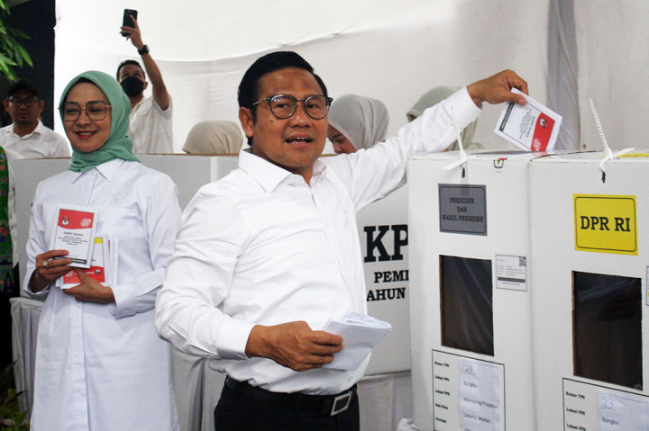 Cak Imin juga mengucapkan terima kasih kepada pengurus lingkungan yang telah mempersiapkan pelaksanaan pemilu dengan baik.